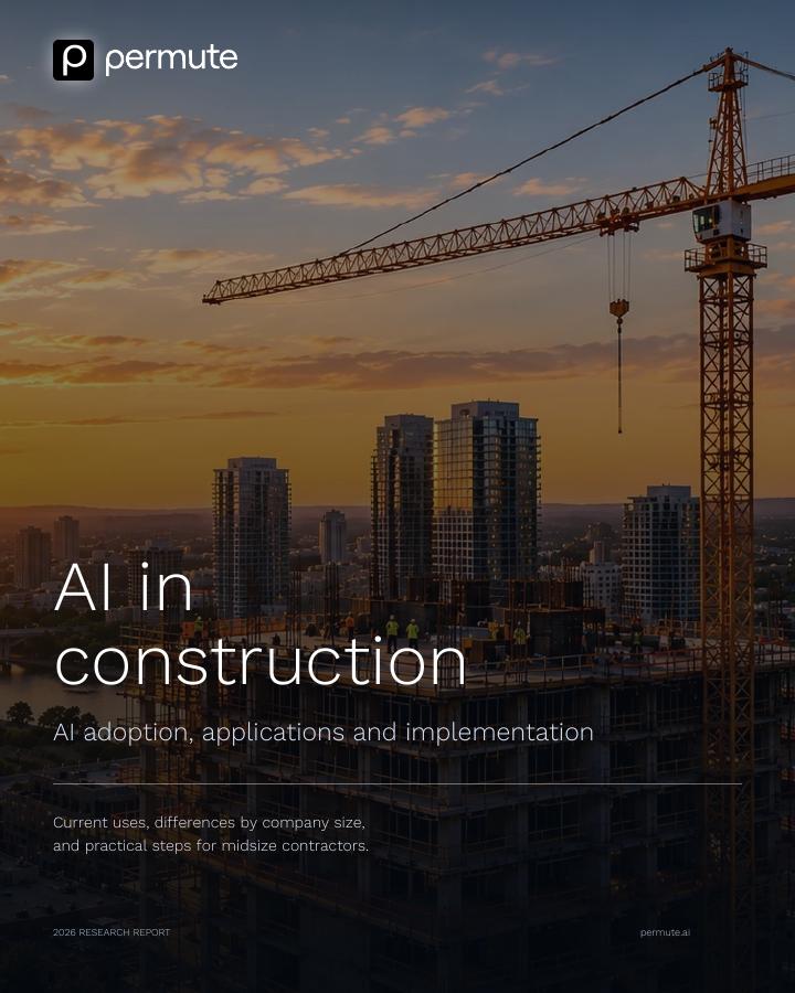 AI in construction report cover